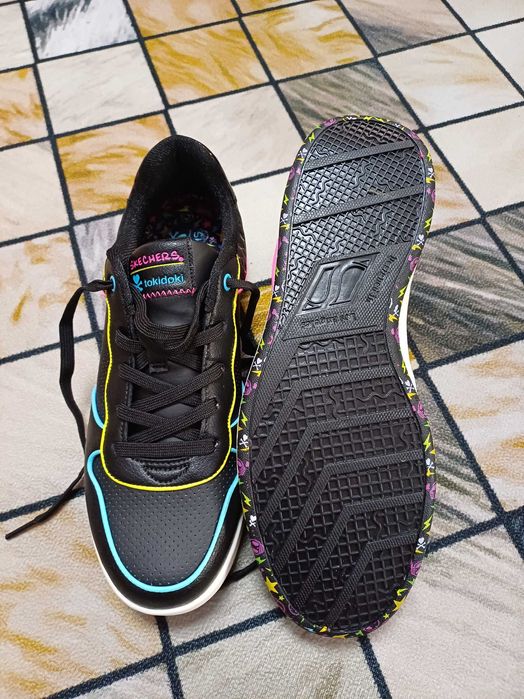 Skechers, Pantofi sport Upbeats Rhythm, Negru - Marimea 39