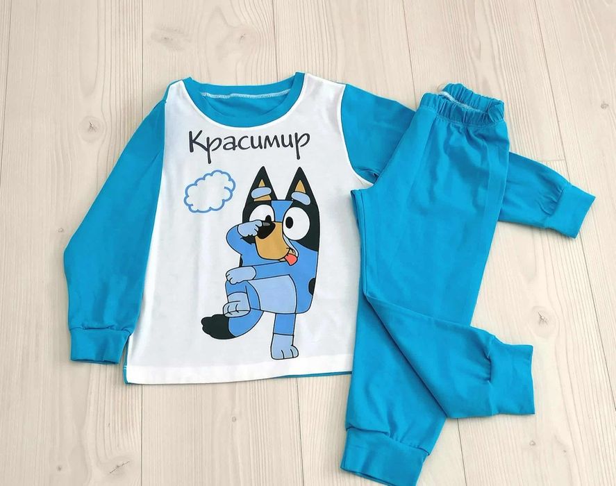 Детска пижама с картинка и име по ваш избор