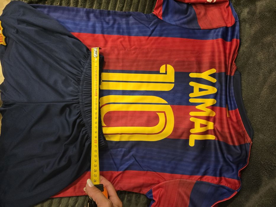 Tricou si pantaloni Nike fotbal pentru copii, Lamine Yamal