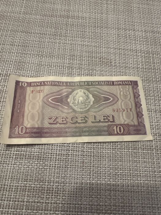 Bancnota zece lei rsr 1966
