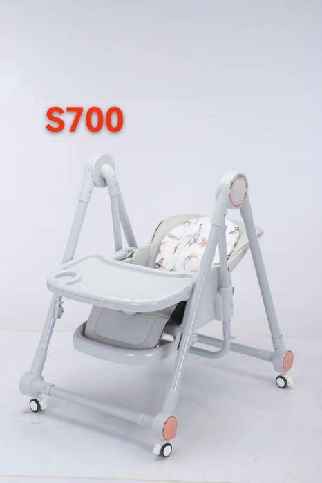 Детский Стул для кормление растет вместе с малышом от рождения и до 4