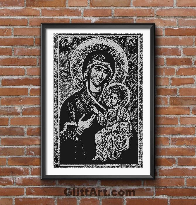 Schita pentru tablourile in cristale pe sticla sau pe panza.