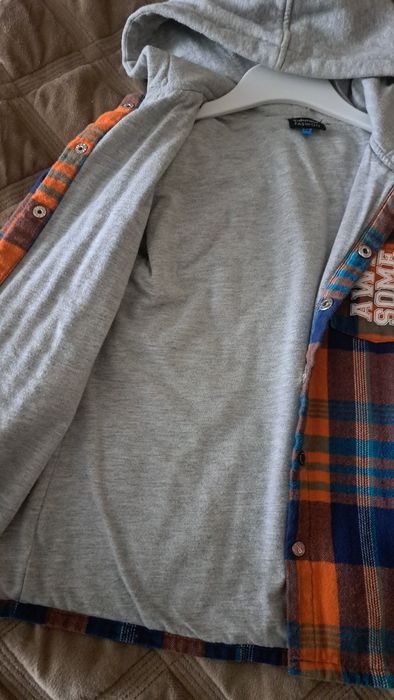 Теплая рубашка на мальчика