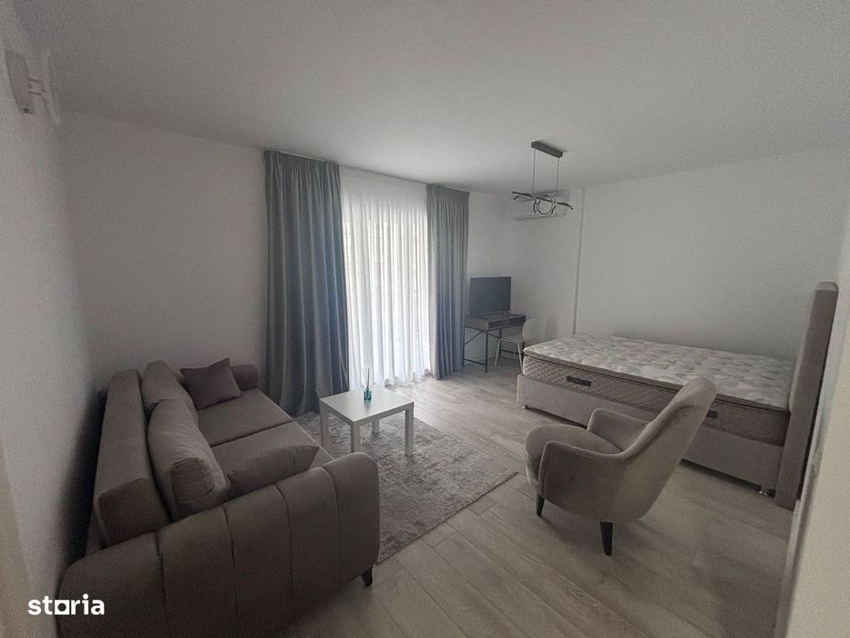 Studio spatios cu bucatarie inchisa, terasa, piscina privata-Mogosoaia