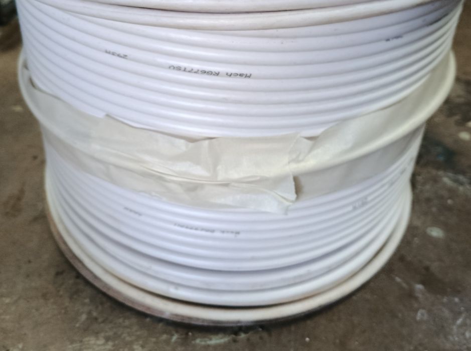 Cablu coaxial TV RG6 cupru rola 305m