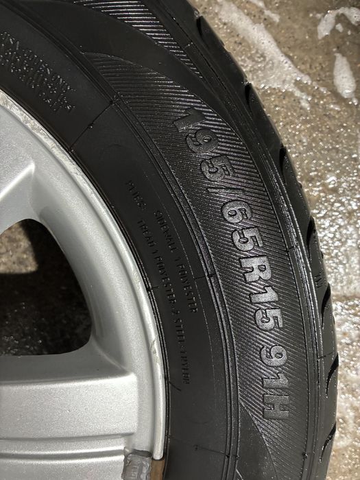 Диски с шинами летние 195/65, R15