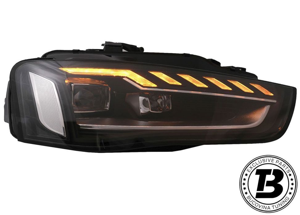 Faruri LED compatibile cu Audi A4 B8.5 Facelift B9.5 Design
