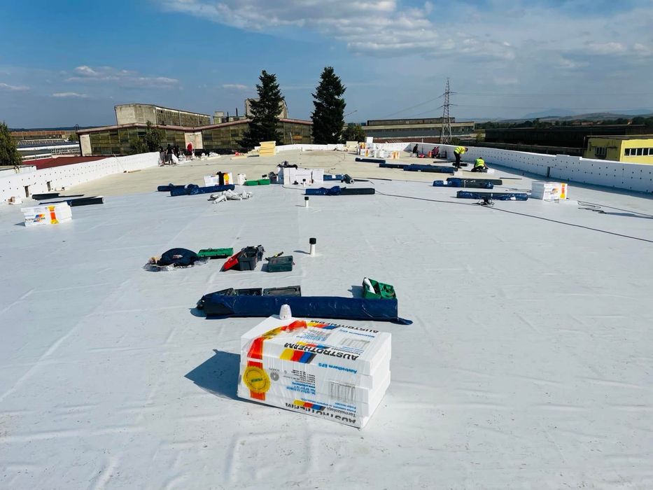 Hidroizolatii terase, Hidroizolatii Acoperisuri terasa! Hidroizolatii Bazine Apa, Montaj membrana  EPDM, membrana  TPO, membrana  PVC! Garantie 20 ani