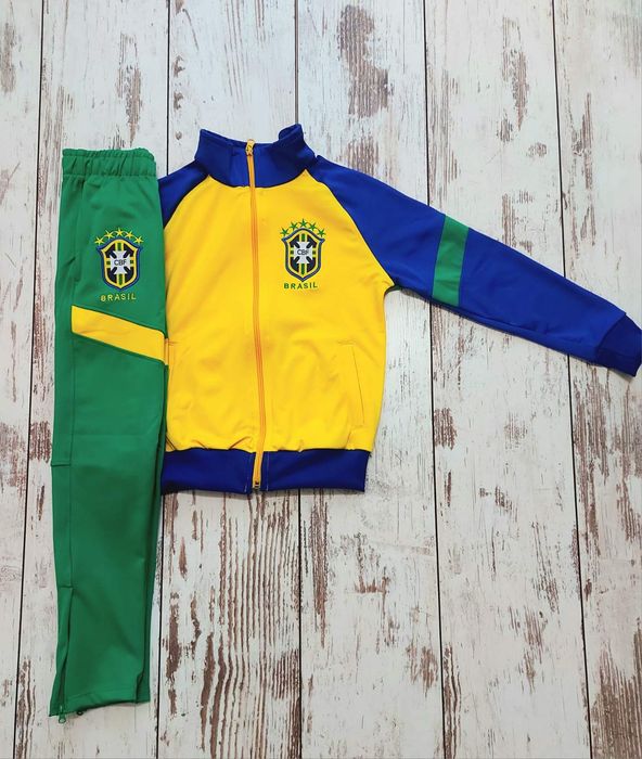 Бразилия Неймар къс + дълъг ръкав  анцуг 2024 детско комплект Неймар