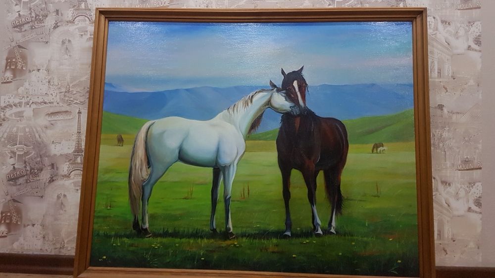 Продам картину лошади.