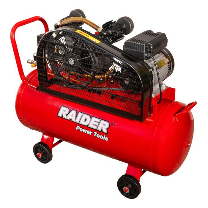 Въздушен компресор 100 л 2cp 1.5kw 170 л/мин. 2 бутала 8 бара 220v rai