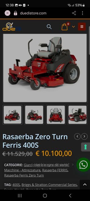 Tractoras Gazon 2024 Ferris 400S USA