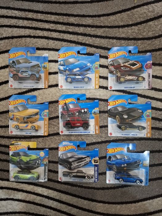 Hot wheels колички - различни видове
