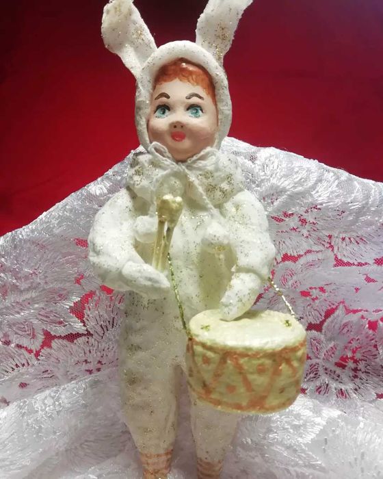 Ватные ёлочные игрушки