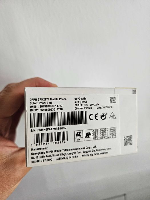 Oppo A16s 64gb nou la cutie.