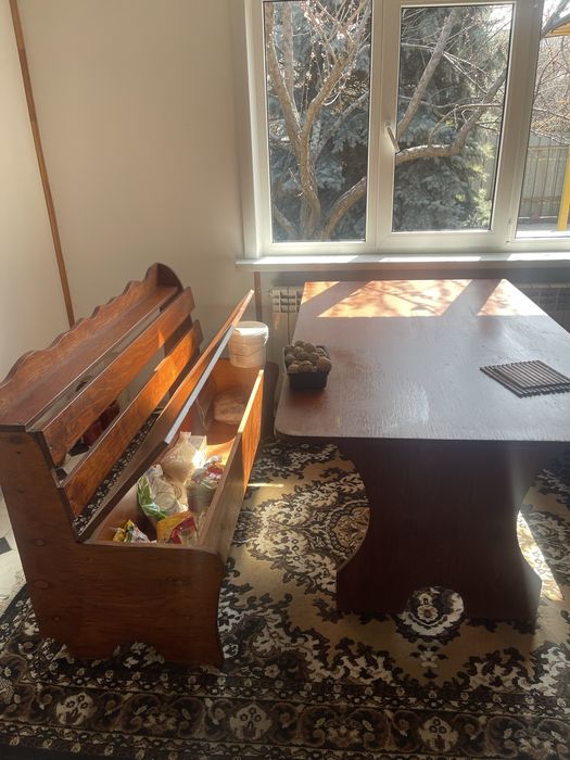 Продам деревянные столы с лавочками