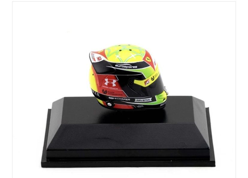 Cască moto mini MICK SCHUMACHER an 2019 scara 1:8