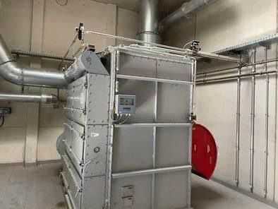 Filtru cu saci exaustare, industrial