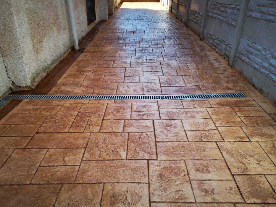 # beton amprentat si elicopterizat# pavaj din beton amprentat