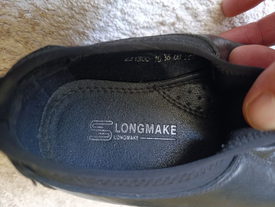 Чёрные Туфли кожанные