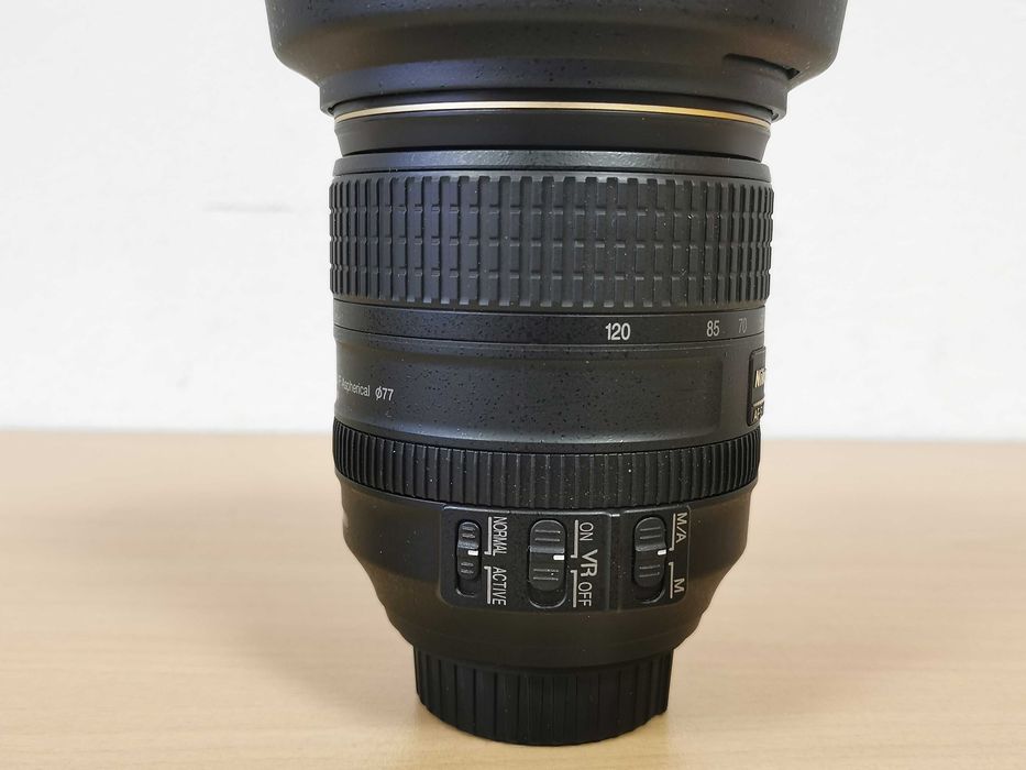 Nikon AF-S NIKKOR 24-120mm f/4G ED VR (с Nano Crystal Coat) универсален варио обектив за Nikon F и Nikon Z фотоапарати