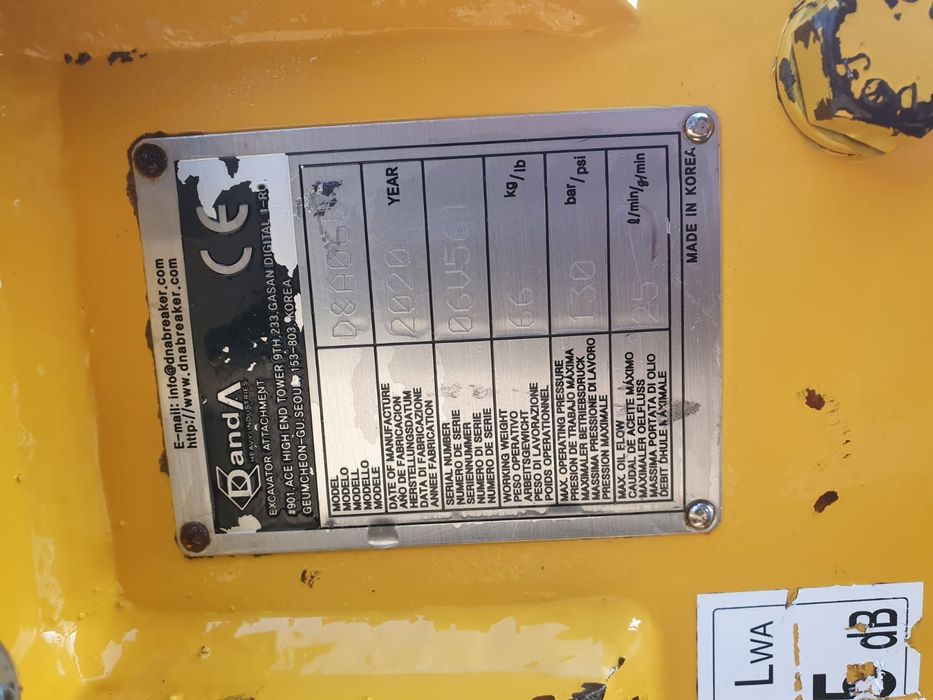 Picon miniexcavator  66 kg si 80 kg