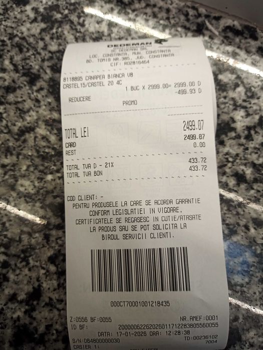 Canapea extensibila 3 locuri Bianca,cu lada,maro, 220x106x80cm,3 perne