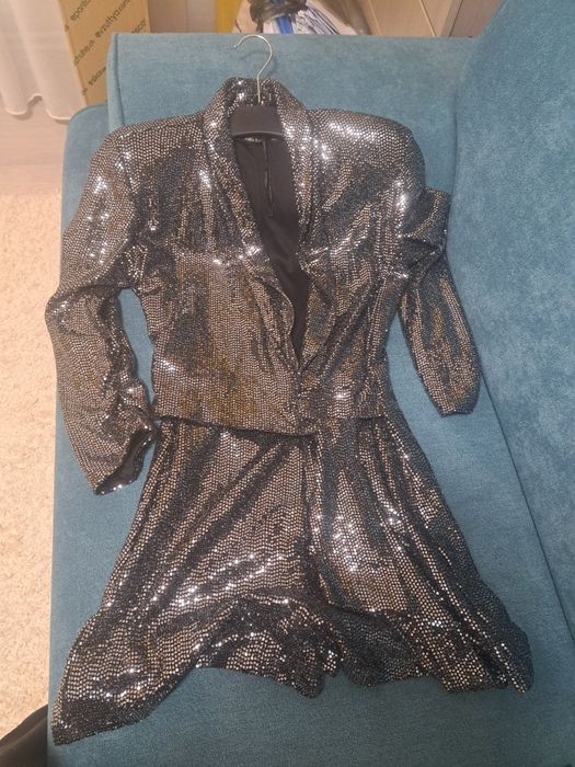 Salopeta zara argintie