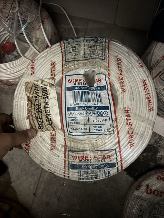 Силовой Кабель ПВС 2x0.75, 250 м