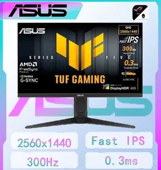 27" Монитор ASUS TUF Gaming 2k 300hz ips