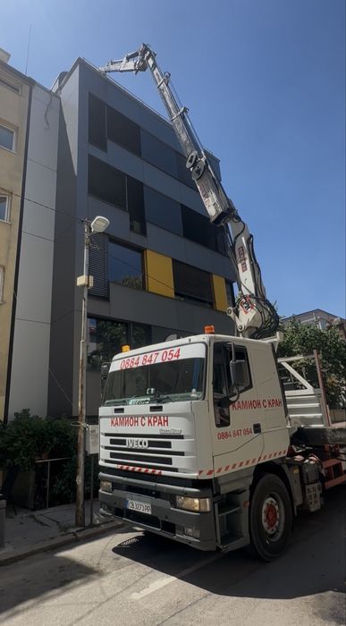 Транспортни услуги с Камион с Кран