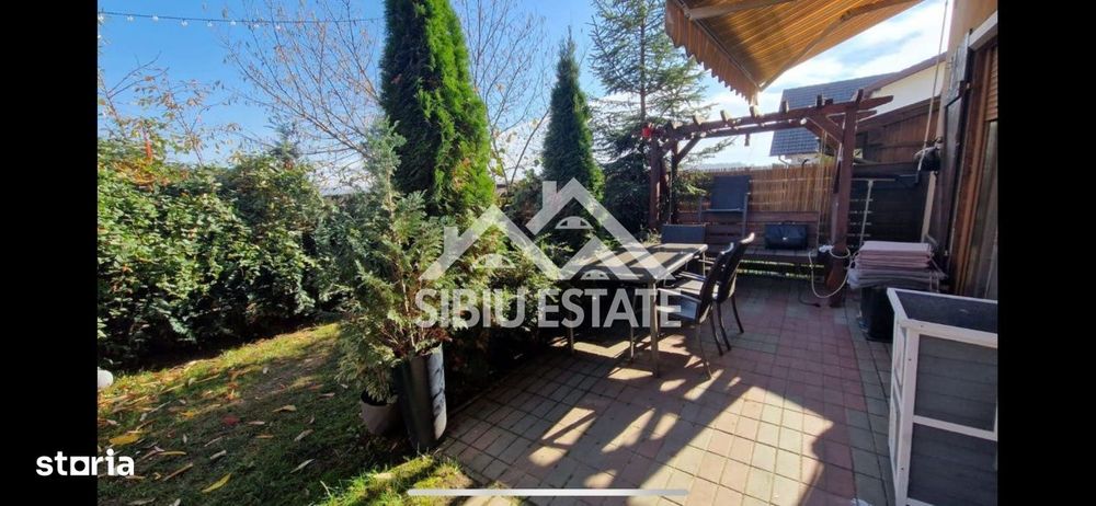 Casa moderna, de inchiriat, cu 3 camere, 2 bai, terasa