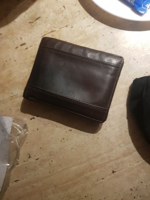 Portofel bărbați piele naturală Maro