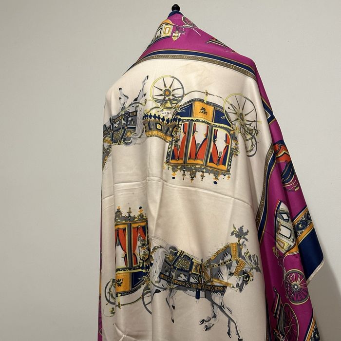 HERMÈS шелковый платок 100% шелк