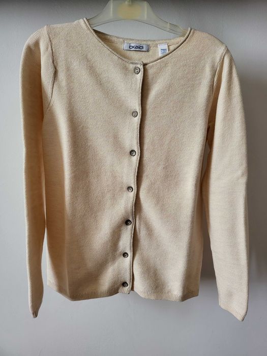 Cardigan crem pentru fete OKAIDI