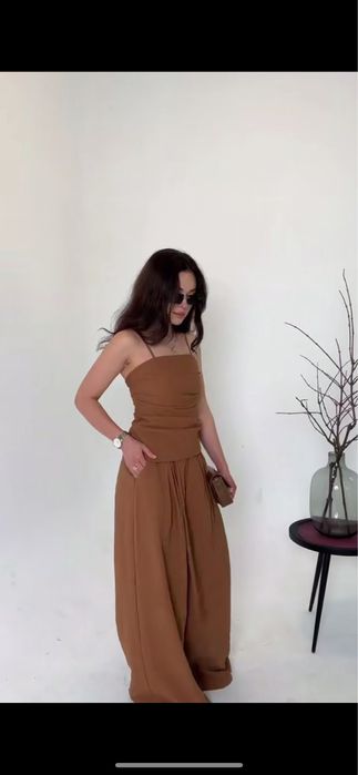 Комплект из натурального льна