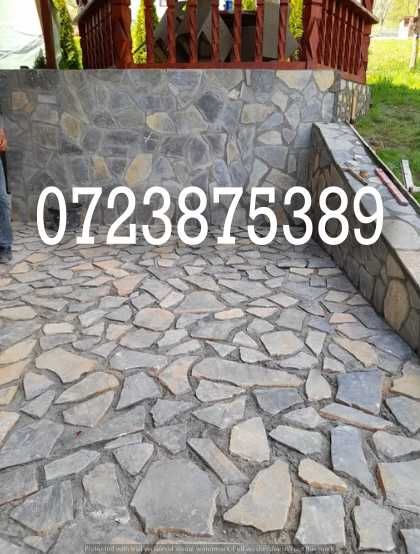 Amenajări Curți cu Piatră de Carieră Naturală
