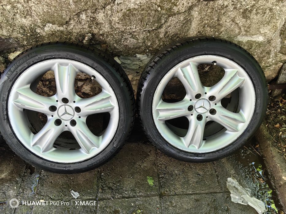 4бр. Оригинални джанти за MERCEDES 17 цола Спорт пакет 225/45/17 и 245