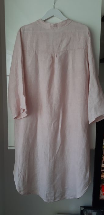Rochie din in 100%,noua cu eticheta,Italia L
