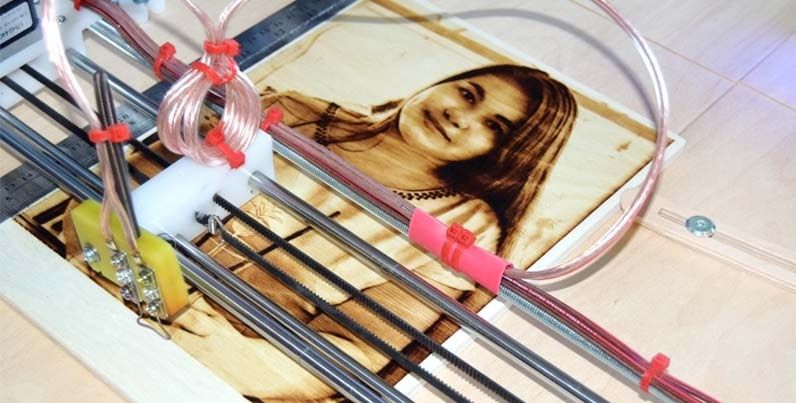 ЧПУ выжигатель пиропринтер 3