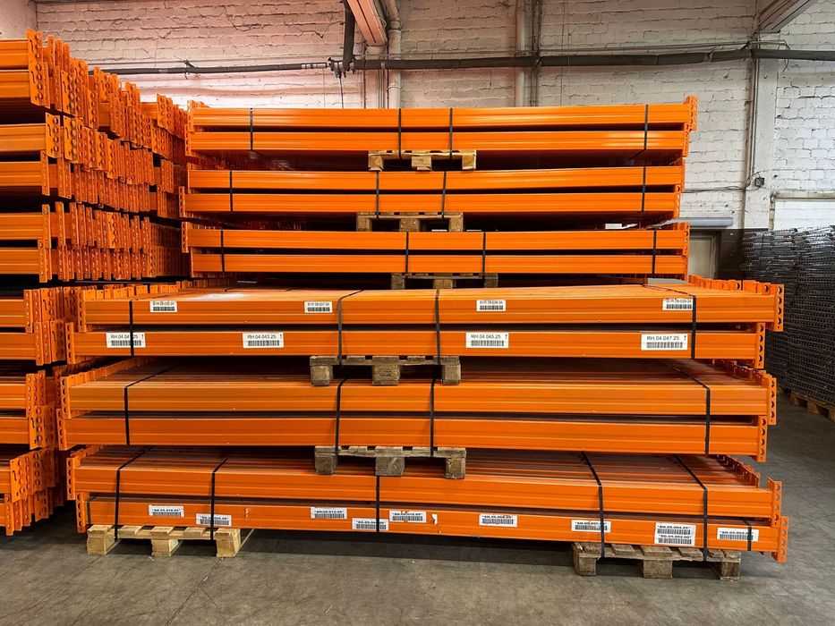 Vand rafturi metalice profesionale reglabile pentru euro paleti