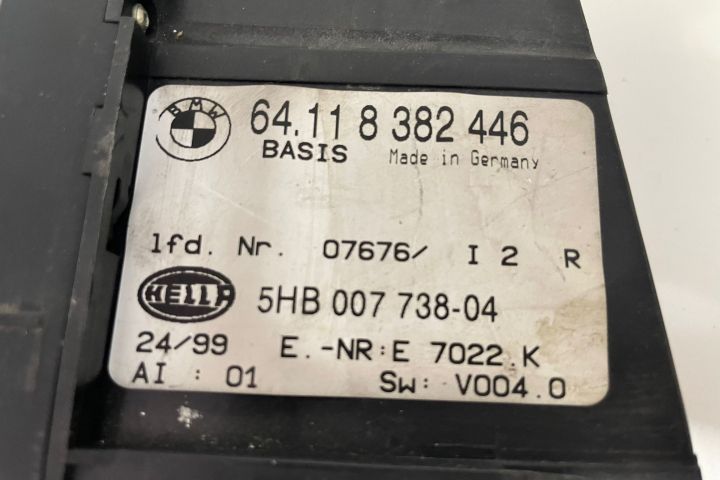 Panou climatronic Hella 64118382446 BMW Seria 3 E46