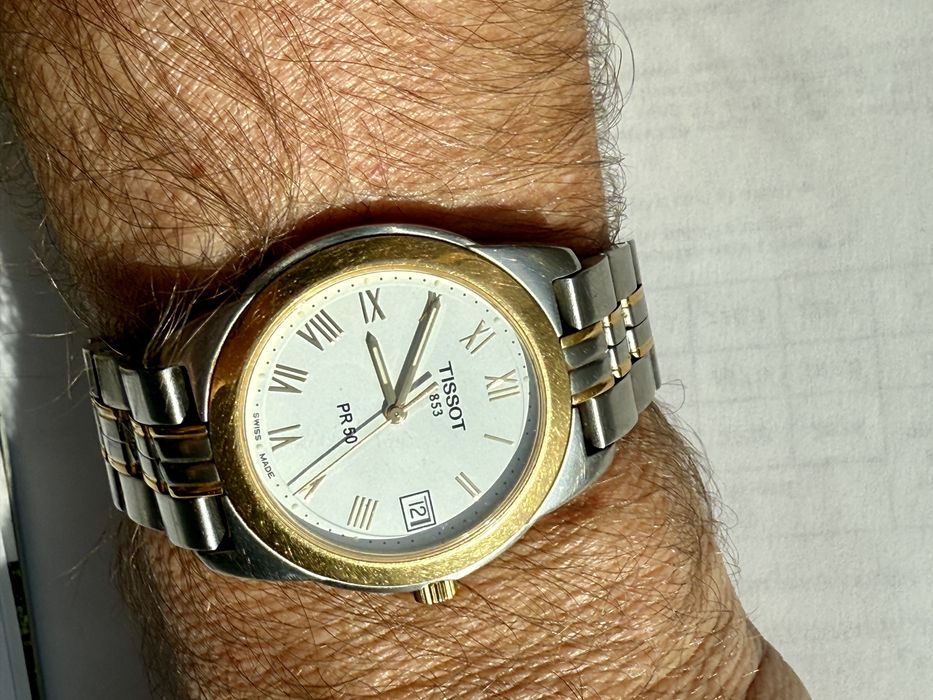 Ceas Tissot Pr50, 40 mm, quartz, unisex, mecanism elvetian!