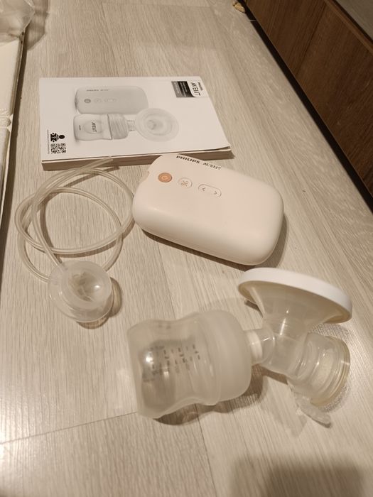 Pompa de san electrica PHILIPS AVENT SCF395/31, roz-alb