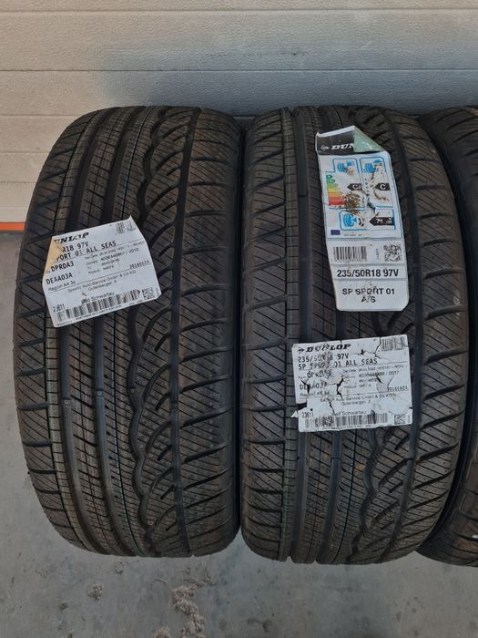 НовиВсесезонни гуми 4 броя DUNLOP SP Sport 01 AS 235 50 R18