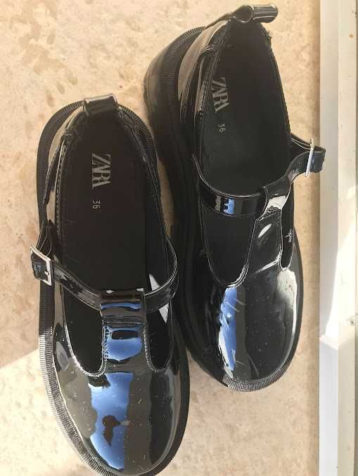 Pantofi fete,femei lac Zara 36