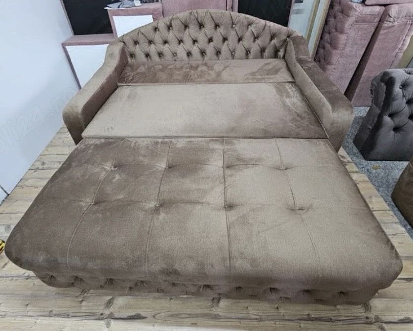 URGENT DE VANZARE Canapele premium elegance din catifea- 2 bucati
