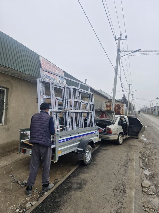 Есік терезе фортучка витраж АЛЮМИНИЙ