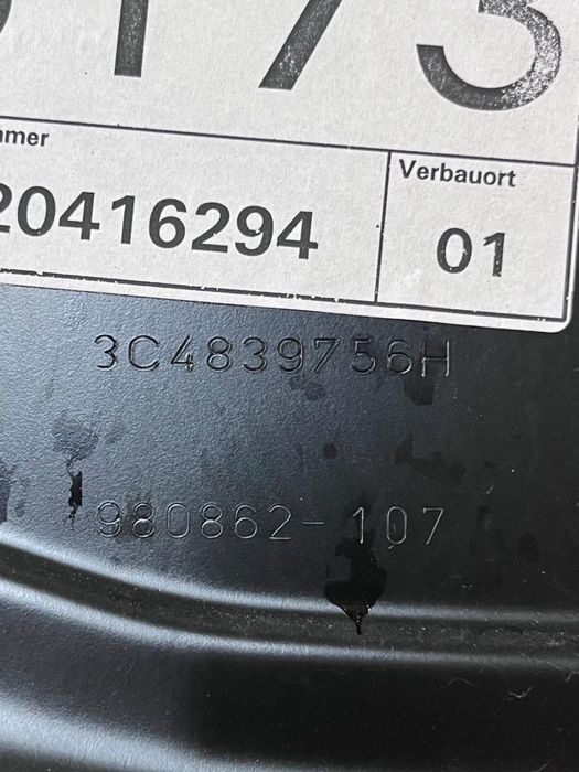 Macara Geam Dreapta Spate Volkswagen Passat 3C2 Berlina 2005 - 2010 3C4839756H