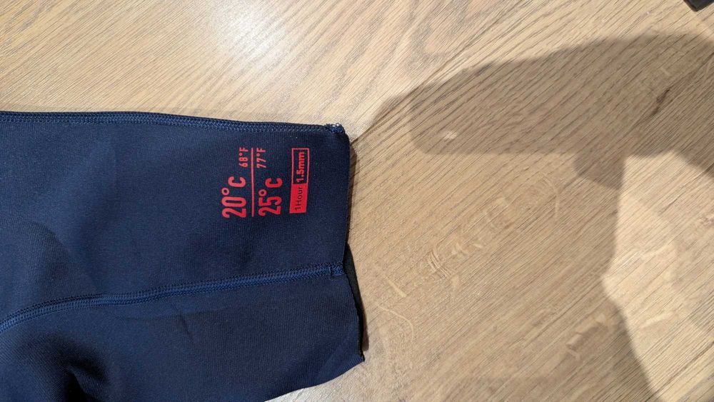 мъжки неопрен ЗА СЪРФ, размер М, 1,5 мм, ТЪМНОСИН